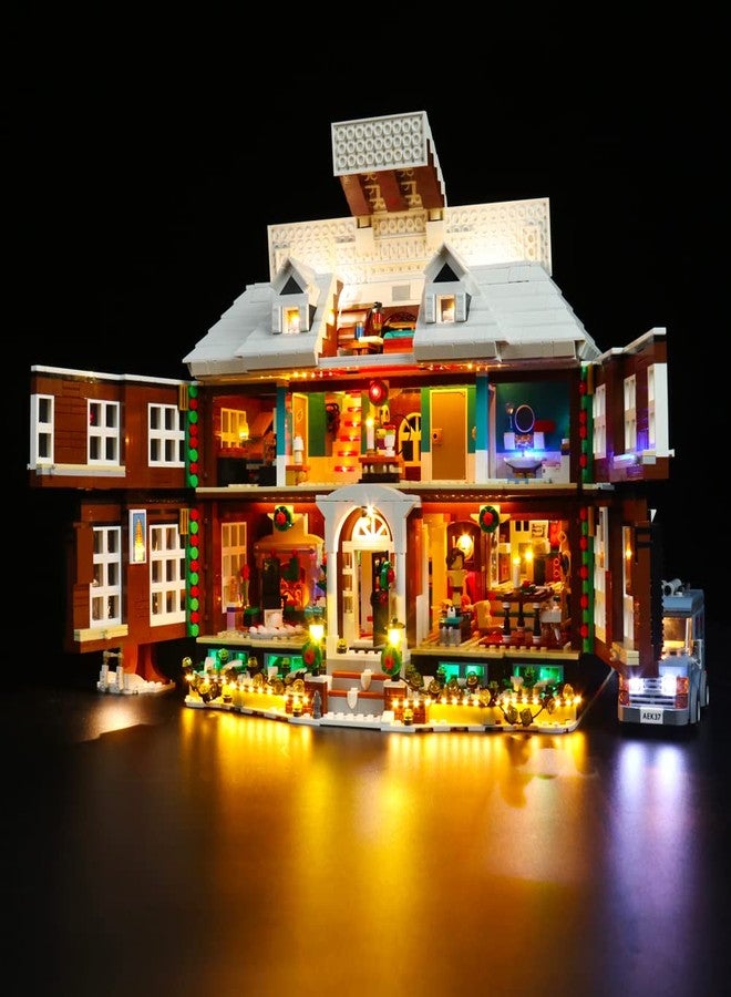 مصباح LED من BrickBling متوافق مع مجموعة بناء ليغو 21330 Home Alone - غير متضمنة في مجموعة النموذج - Image 4